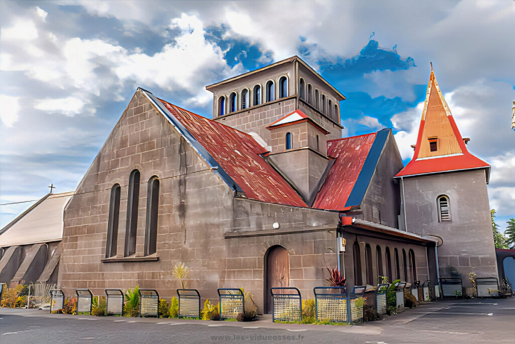 photo de l'église Saint-Jospeh à Vieux-habitants